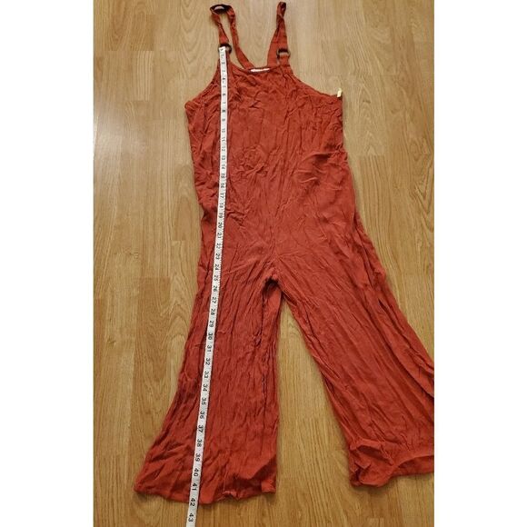 TOPSHOP Tortoise Ring Crop Jumpsuit sz 4-6 - Picture 8 of 12